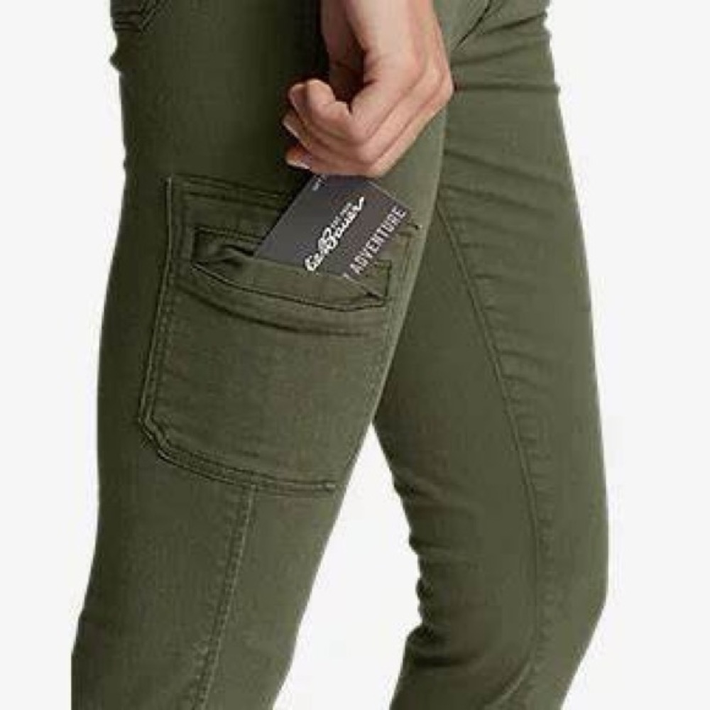 Eddie Bauer Women's Elysian Skinny Cargo Pants - Color, Slightly Curvy - Picture 2 of 5